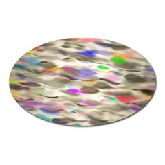 Colorful watercolors           Magnet (Oval)