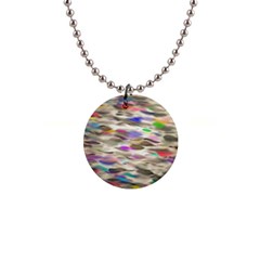 Colorful watercolors           1  Button Necklace