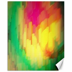 Pastel Shapes Painting            Canvas 16  X 20  by LalyLauraFLM