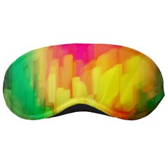 Pastel Shapes Painting            Sleeping Mask by LalyLauraFLM