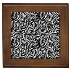 Modern Intricate Optical Framed Tiles by dflcprints