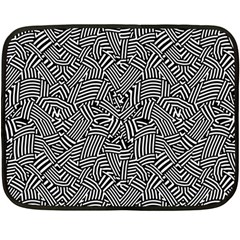 Modern Intricate Optical Double Sided Fleece Blanket (Mini) 