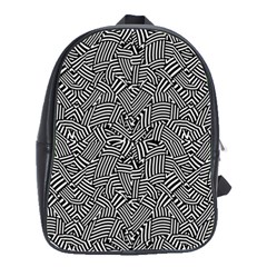 Modern Intricate Optical School Bags(large) 