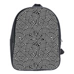 Modern Intricate Optical School Bags(Large)  Front