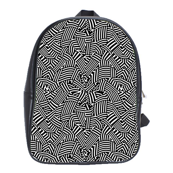 Modern Intricate Optical School Bags(Large) 