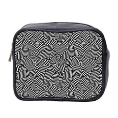 Modern Intricate Optical Mini Toiletries Bag 2-Side