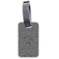 Modern Intricate Optical Luggage Tags (Two Sides)