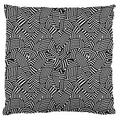 Modern Intricate Optical Large Cushion Case (Two Sides)