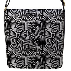 Modern Intricate Optical Flap Messenger Bag (s) by dflcprints