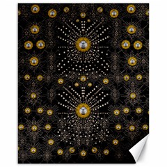 Lace Of Pearls In The Earth Galaxy Pop Art Canvas 16  X 20   by pepitasart