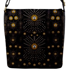 Lace Of Pearls In The Earth Galaxy Pop Art Flap Messenger Bag (s) by pepitasart