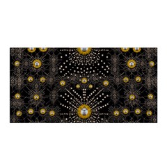 Lace Of Pearls In The Earth Galaxy Pop Art Satin Wrap by pepitasart