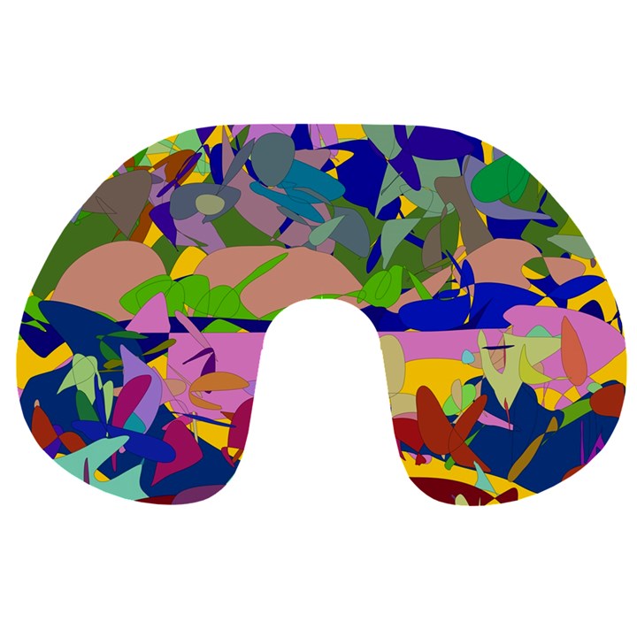 Shapes in retro colors              Travel Neck Pillow