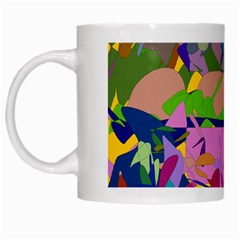 Shapes in retro colors              White Mug