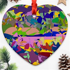 Shapes in retro colors              Ornament (Heart)