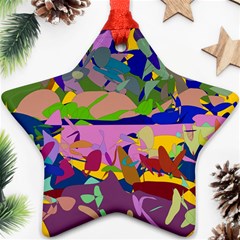 Shapes in retro colors              Ornament (Star)