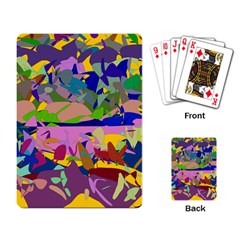 Shapes in retro colors              Playing Cards Single Design