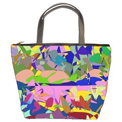 Shapes in retro colors         Bucket Bag