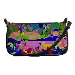 Shapes in retro colors              Shoulder Clutch Bag