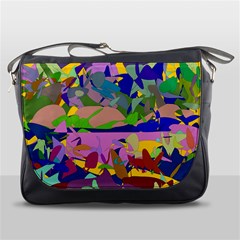 Shapes in retro colors              Messenger Bag