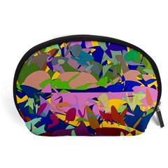 Shapes in retro colors              Accessory Pouch