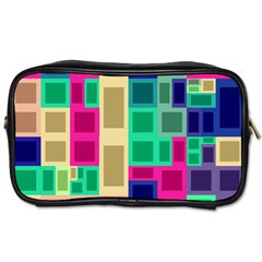 Rectangles And Squares              Toiletries Bag (two Sides) by LalyLauraFLM