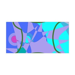 Purple Blue Shapes              Yoga Headband