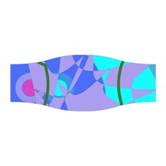 Purple Blue Shapes              Stretchable Headband