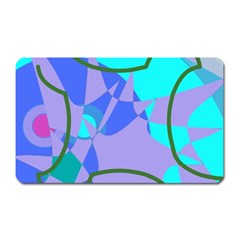 Purple Blue Shapes              Magnet (rectangular)