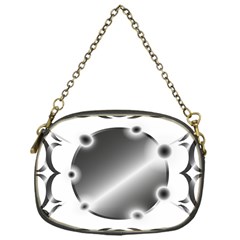 Metal Circle Background Ring Chain Purses (One Side) 