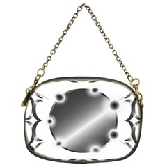 Metal Circle Background Ring Chain Purses (Two Sides) 