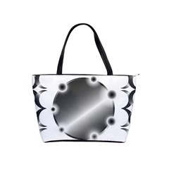 Metal Circle Background Ring Shoulder Handbags