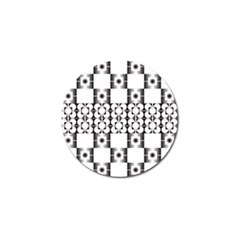 Pattern Background Texture Black Golf Ball Marker (10 pack)