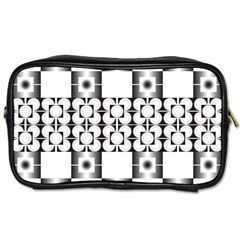 Pattern Background Texture Black Toiletries Bags