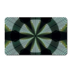 Lines Abstract Background Magnet (Rectangular)