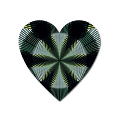 Lines Abstract Background Heart Magnet