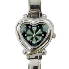 Lines Abstract Background Heart Italian Charm Watch