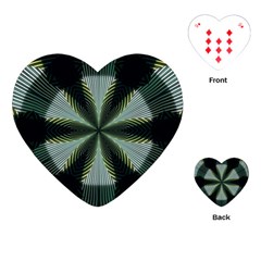 Lines Abstract Background Playing Cards (Heart) 