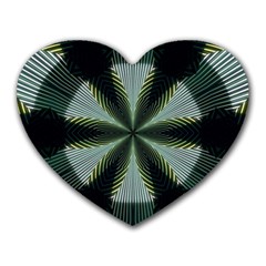 Lines Abstract Background Heart Mousepads