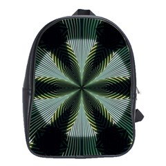 Lines Abstract Background School Bags(Large) 