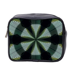 Lines Abstract Background Mini Toiletries Bag 2-Side