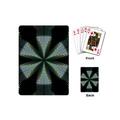 Lines Abstract Background Playing Cards (Mini) 