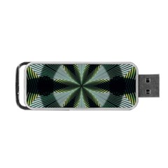 Lines Abstract Background Portable USB Flash (One Side)