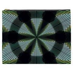 Lines Abstract Background Cosmetic Bag (XXXL) 