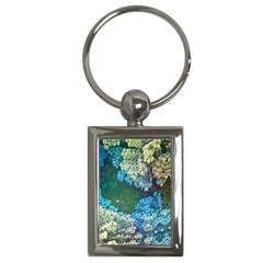 Fractal Formula Abstract Backdrop Key Chains (Rectangle) 