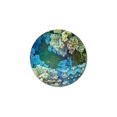 Fractal Formula Abstract Backdrop Golf Ball Marker