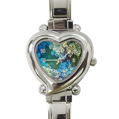 Fractal Formula Abstract Backdrop Heart Italian Charm Watch