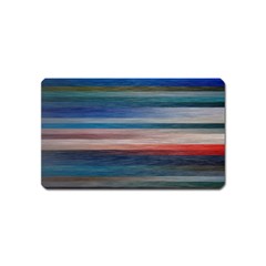 Background Horizontal Lines Magnet (Name Card)