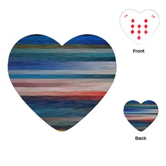 Background Horizontal Lines Playing Cards (Heart) 