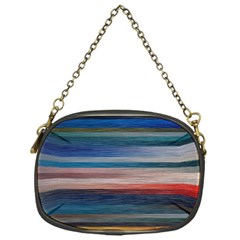 Background Horizontal Lines Chain Purses (One Side) 